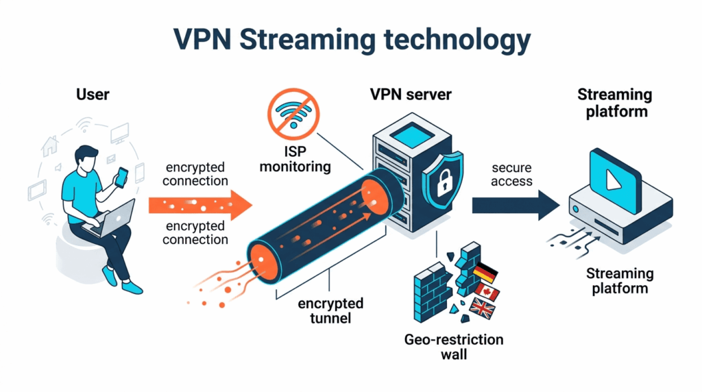 How a VPN works to unblock Disney Plus