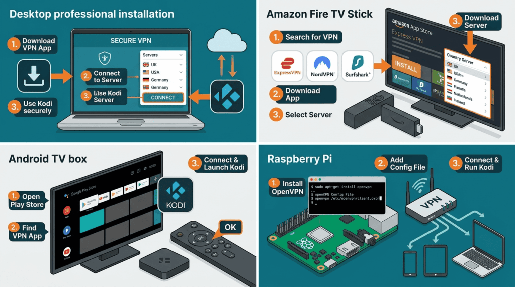 How to Install a VPN on Kodi